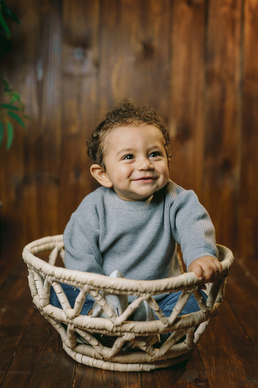 Grey Oversized Pullover