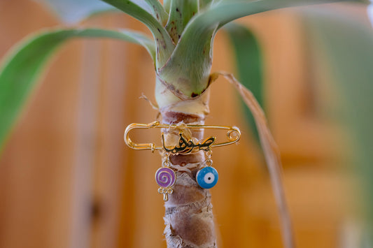 Personalized Pin with charms