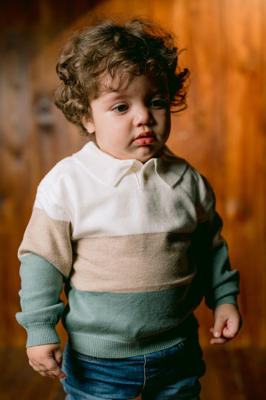 Colorful Knit Pullover