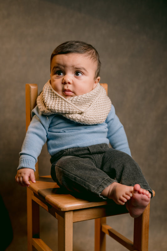 Half Collar in Baby Blue