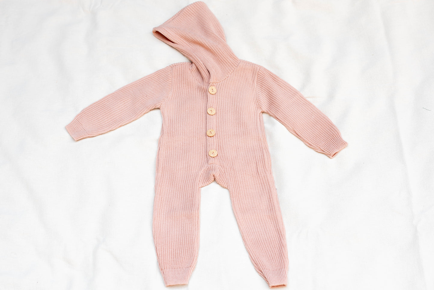 Unisex Knit Onesie in Cashmere