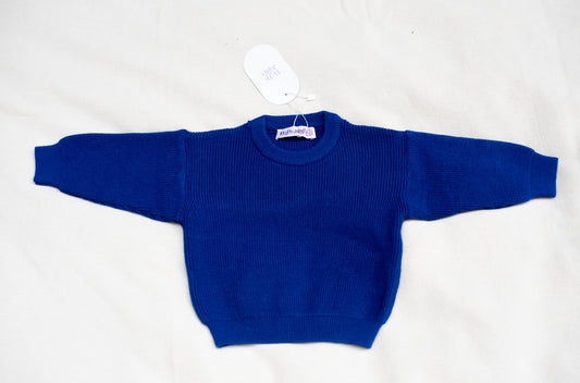 Blue Oversized Pullover