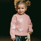 Pink Bow Knit Pullover