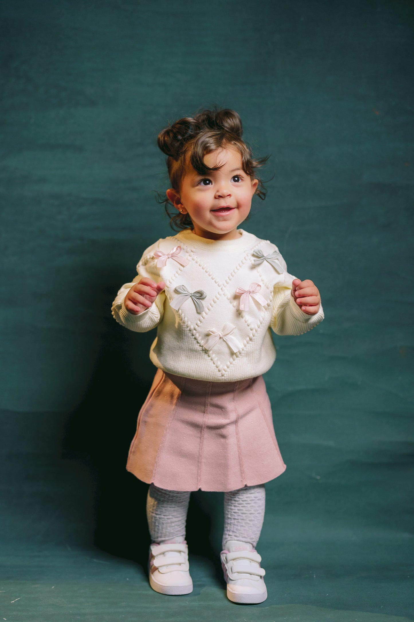 White Bows Pullover