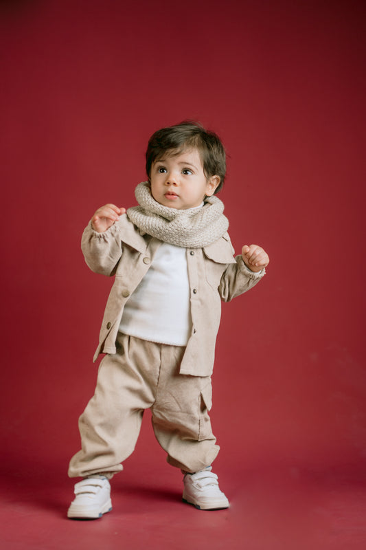Velvet Beige Set