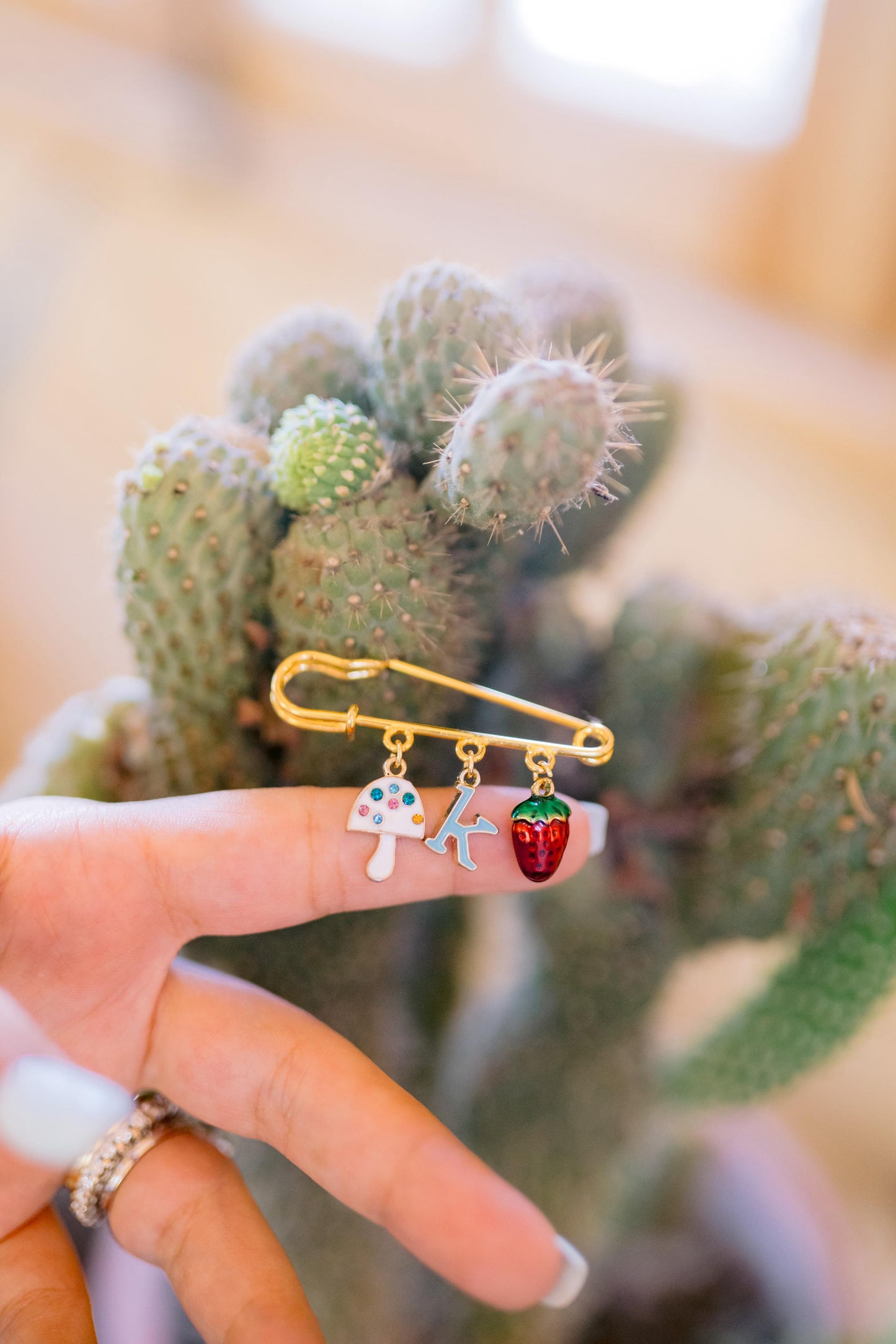Initial Charm Pin