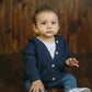 Blue Knit Cardigan