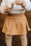 Wool Skirt in Pumpkin Orange