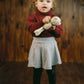 Wool Skirt in Grey