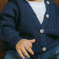 Blue Knit Cardigan
