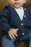 Blue Knit Cardigan