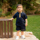 Mini Boss Cotton set  in Navy Blue
