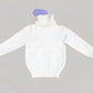 Little Girls' Turtle Neck in White