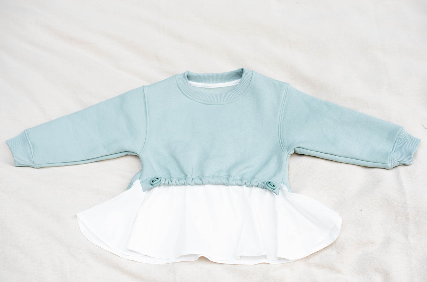 Sweatshirt Dress in Mint