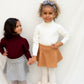 Little Girls' Turtle Neck in White