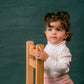 Little Girls' Turtle Neck in White