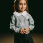 Grey Bow Knit Sweater
