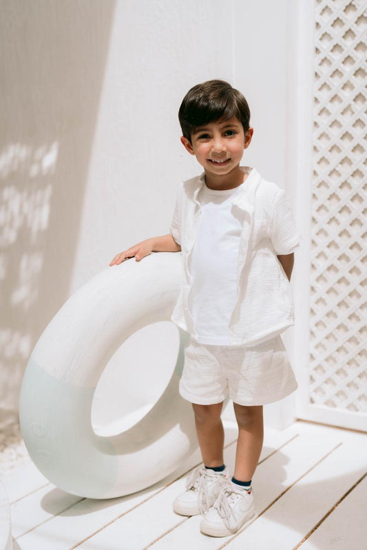 Linen White Set