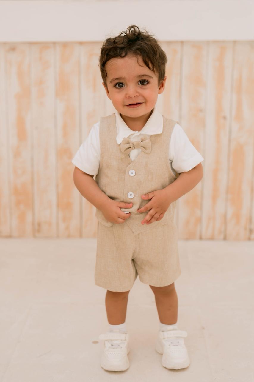 Beige Suit