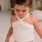 White Cross Top