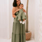 Green Dress with Bow