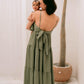 Mom Green Dress with Bow