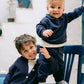 V Blue Cotton Set
