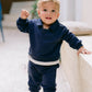 V Blue Cotton Set