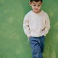 Unisex Beige Pullover
