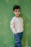 Unisex Beige Pullover
