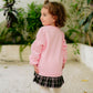 Pink Oversized Sweatshirt Dress