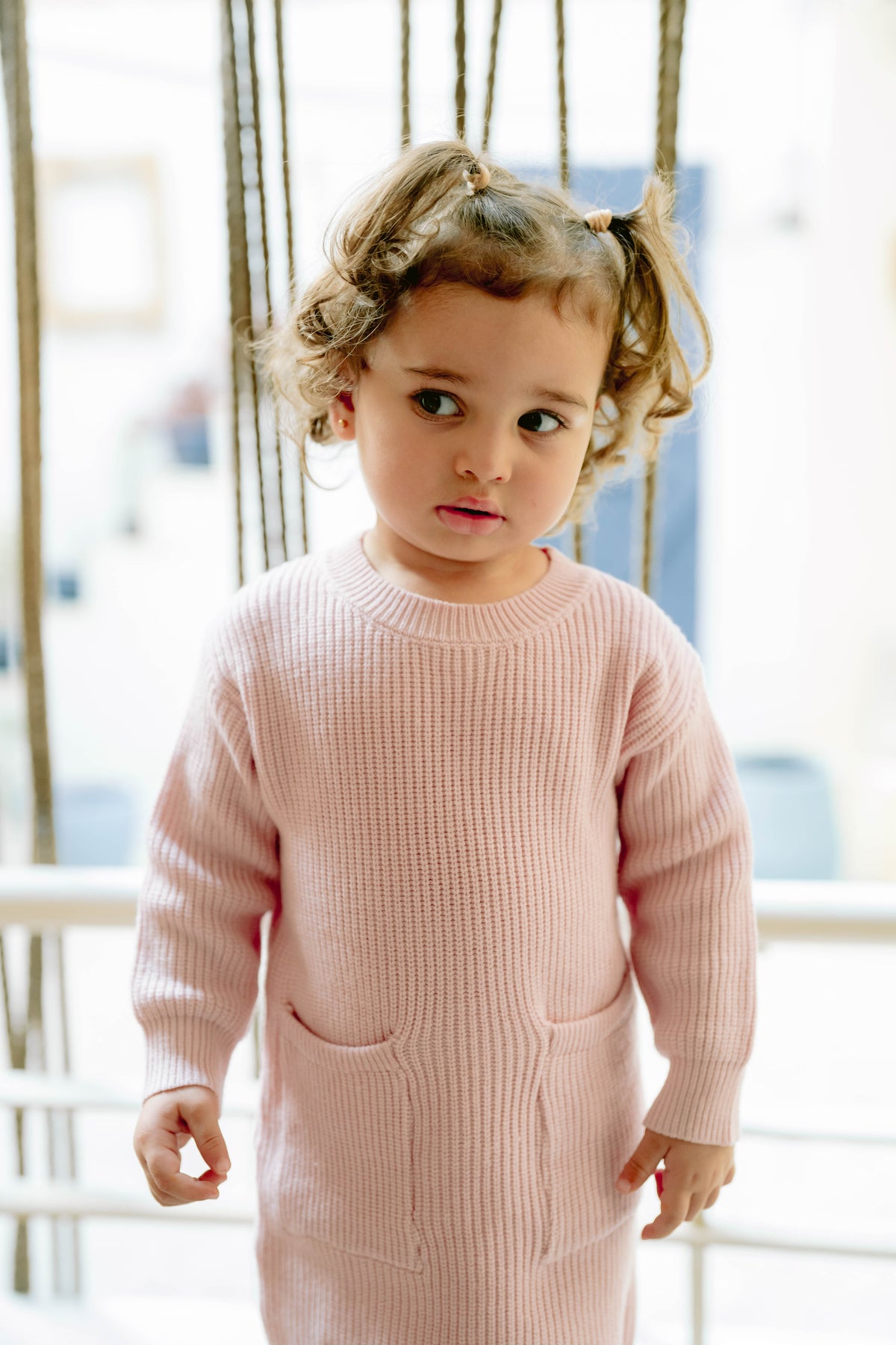 Pink Knit Dress