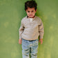 Camel button pullover